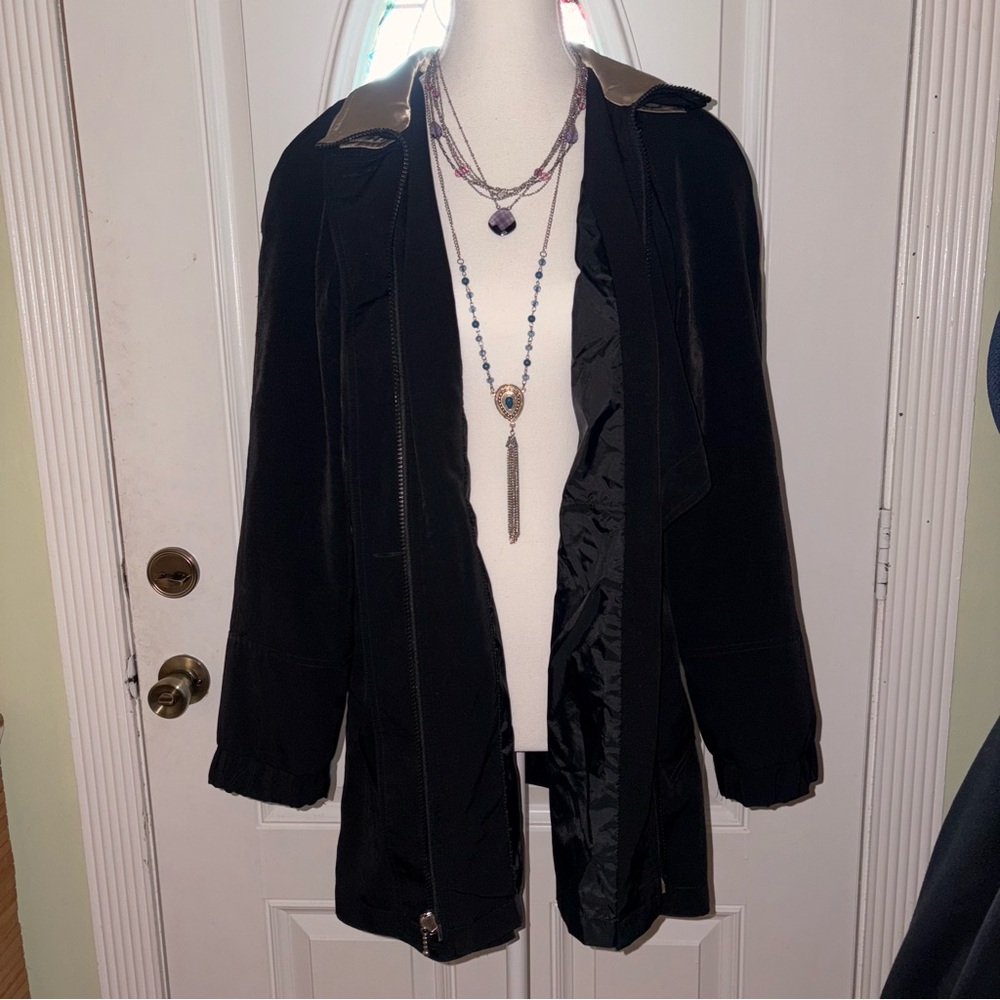 Elegant vintage trendy Black Women's Coat